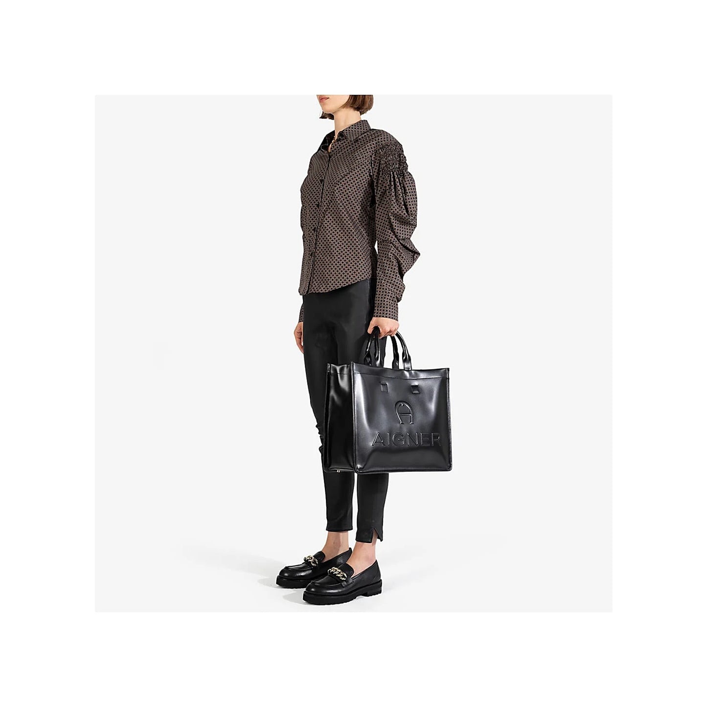 AIGNER Jolene Leder Shopper L