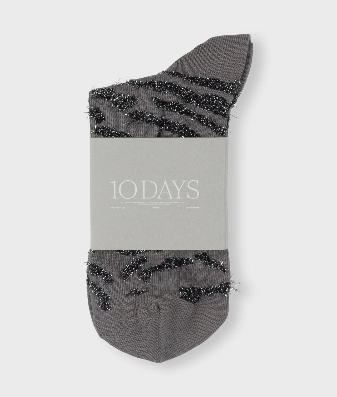 10 DAYS Socks Zebra