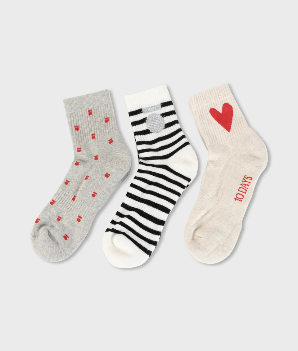 SHORT SOCKS 3-PACK