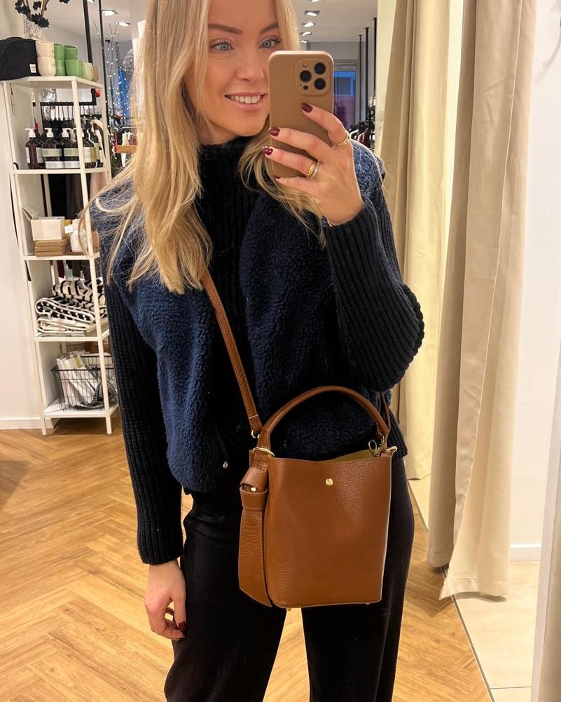 Teddyfell Weste Blau