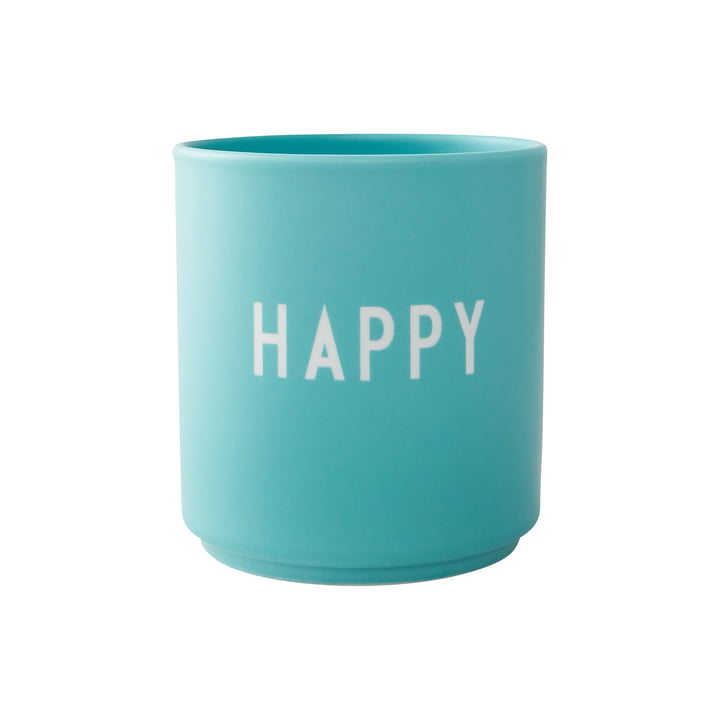 DESIGN LETTERS Favourite Porzellan Becher HAPPY