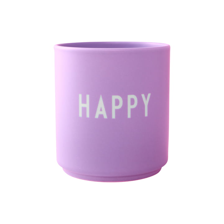 DESIGN LETTERS Favourite Porzellan Becher HAPPY