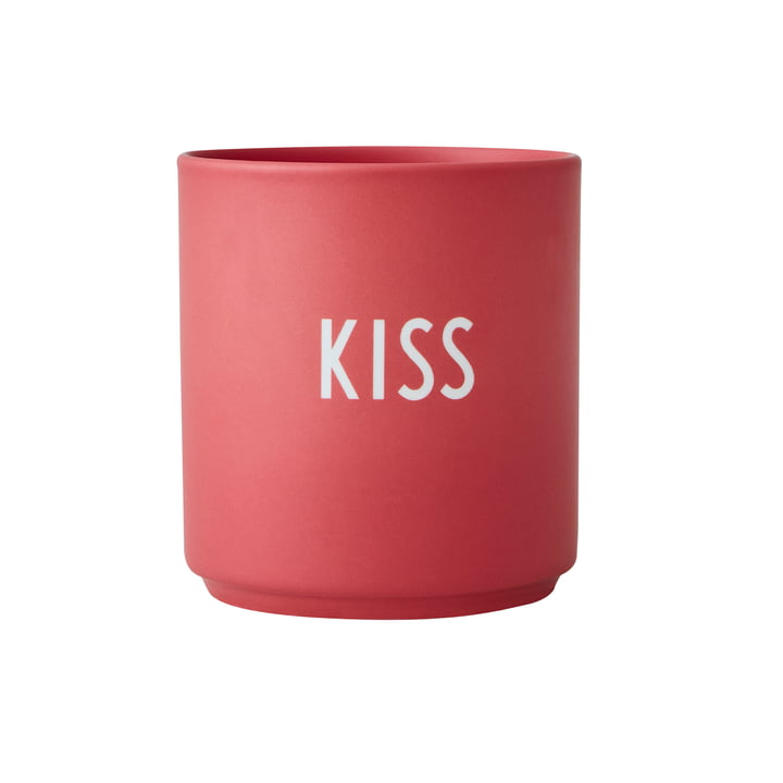 DESIGN LETTERS Favourite Porzellan Becher KISS