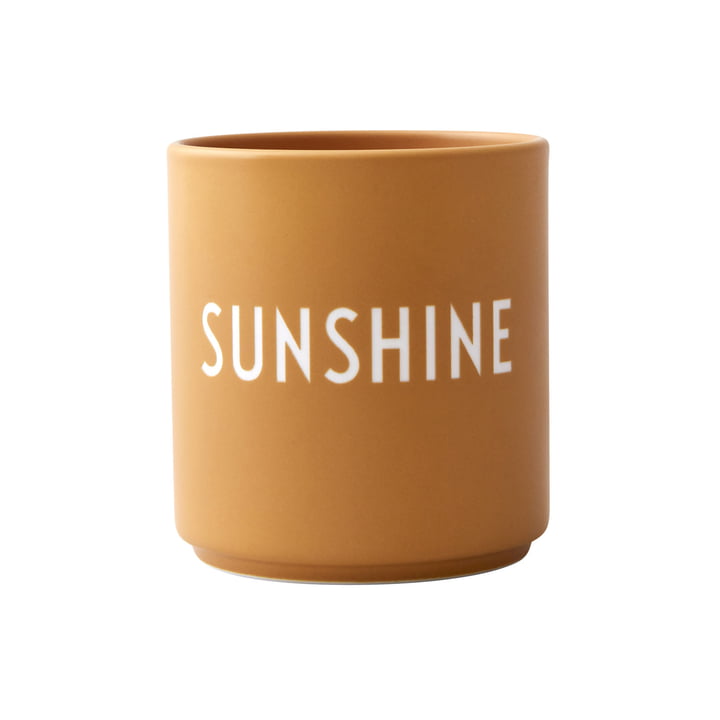 DESIGN LETTERS Favourite Porzellan Becher SUNSHINE