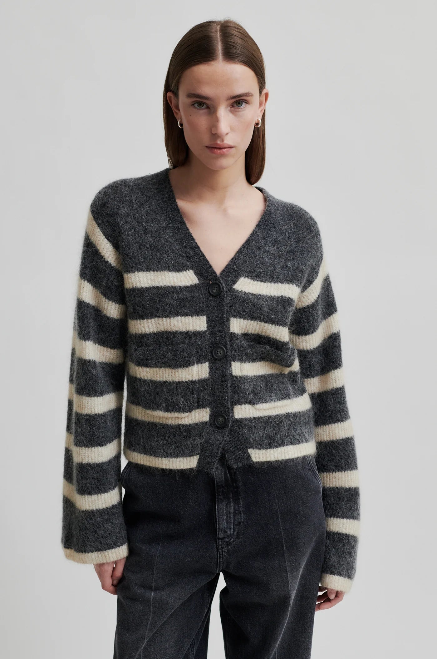 Ovalis Knit Wide Sleeve Cardigan Second Female