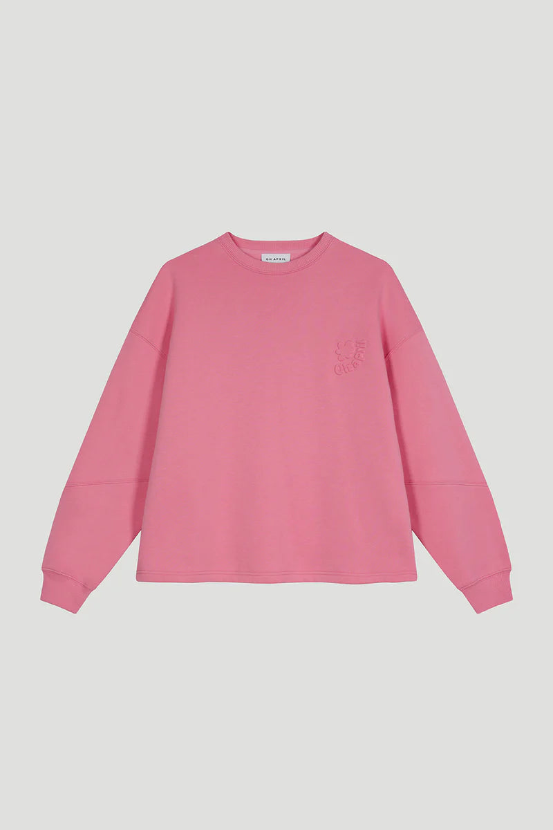 OV SWEATER OH APRIL SWIRL DEEP PINK