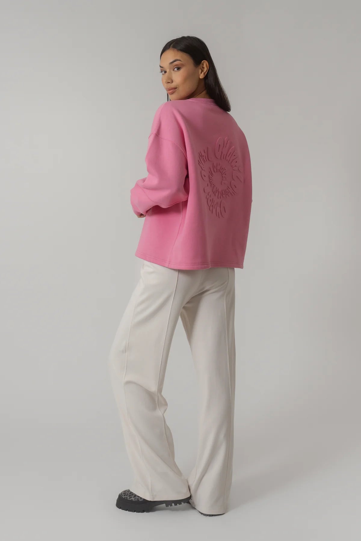 OV SWEATER OH APRIL SWIRL DEEP PINK