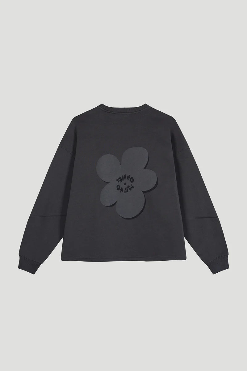 OV SWEATER BLOOM DARK IRON OH APRIL