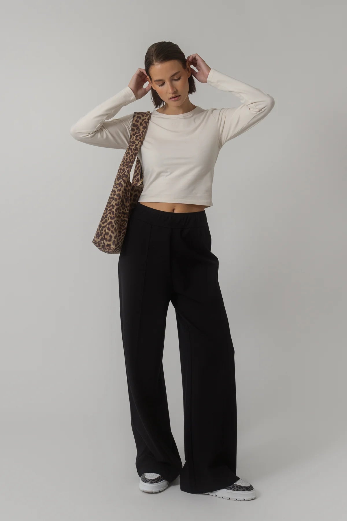 VELAH WIDE LEG TROUSERS BLACK OH APRIL