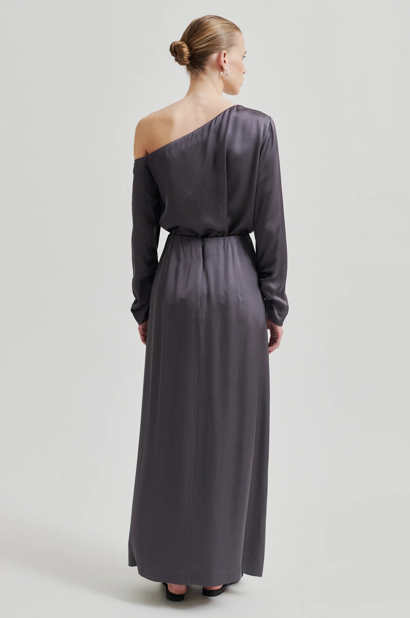 Livo Maxi Skirt Silver Second Female