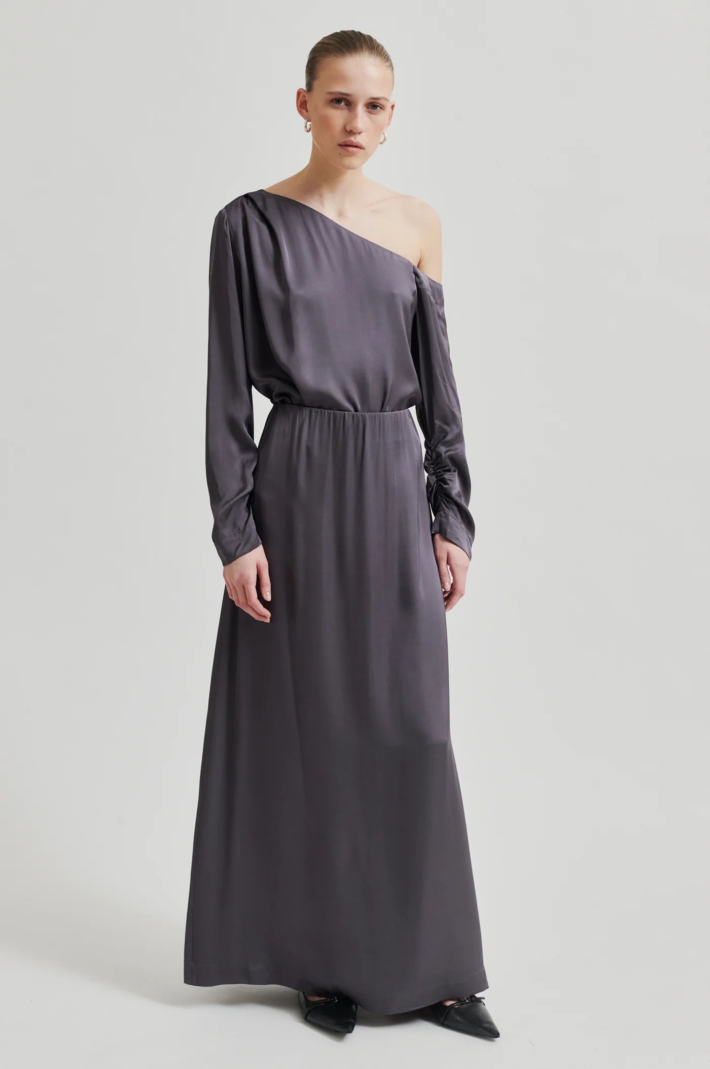 Livo Maxi Skirt Silver Second Female