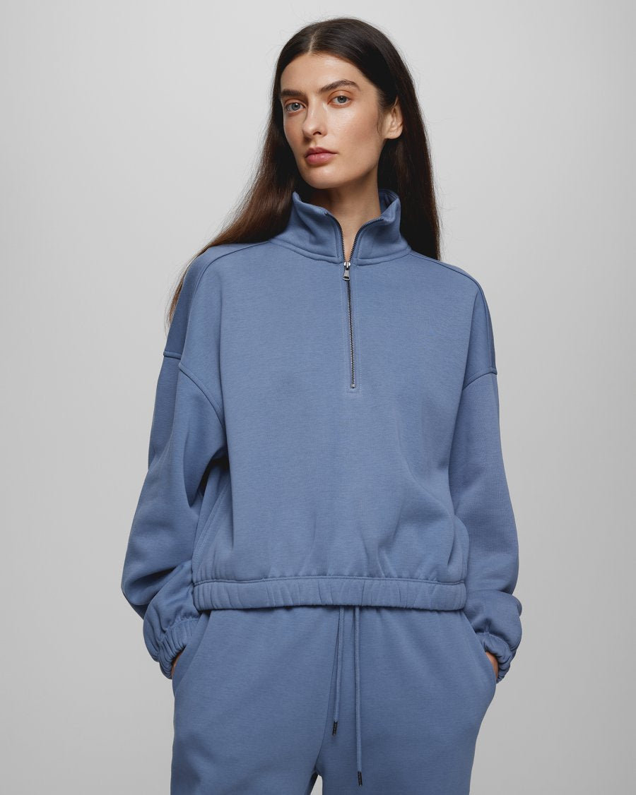 MSCHEthella Zip Sweatshirt Bluefin