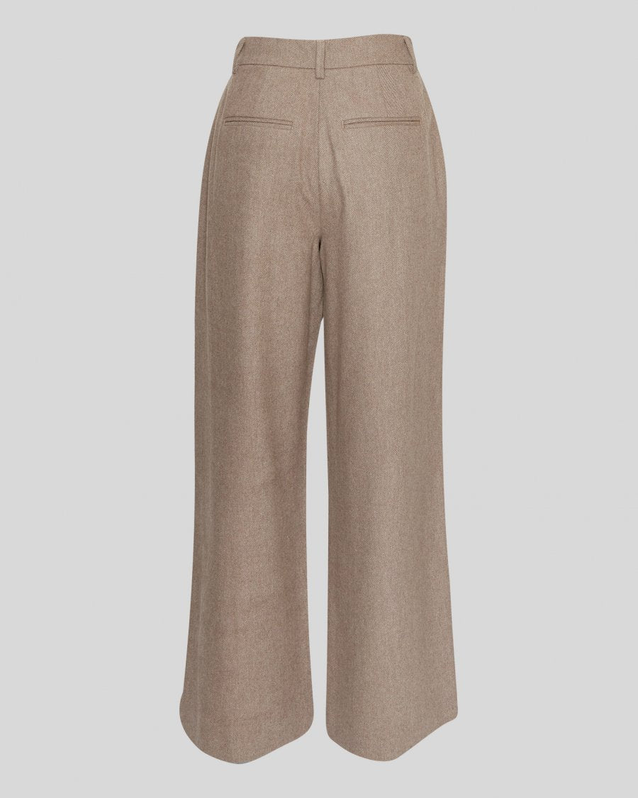 MSCHJennabella HW Pants Walnut Melange