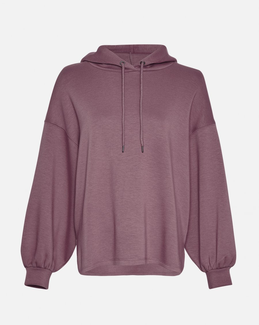 MSCHJanelle Ima Q Hood Sweatshirt Black Plum