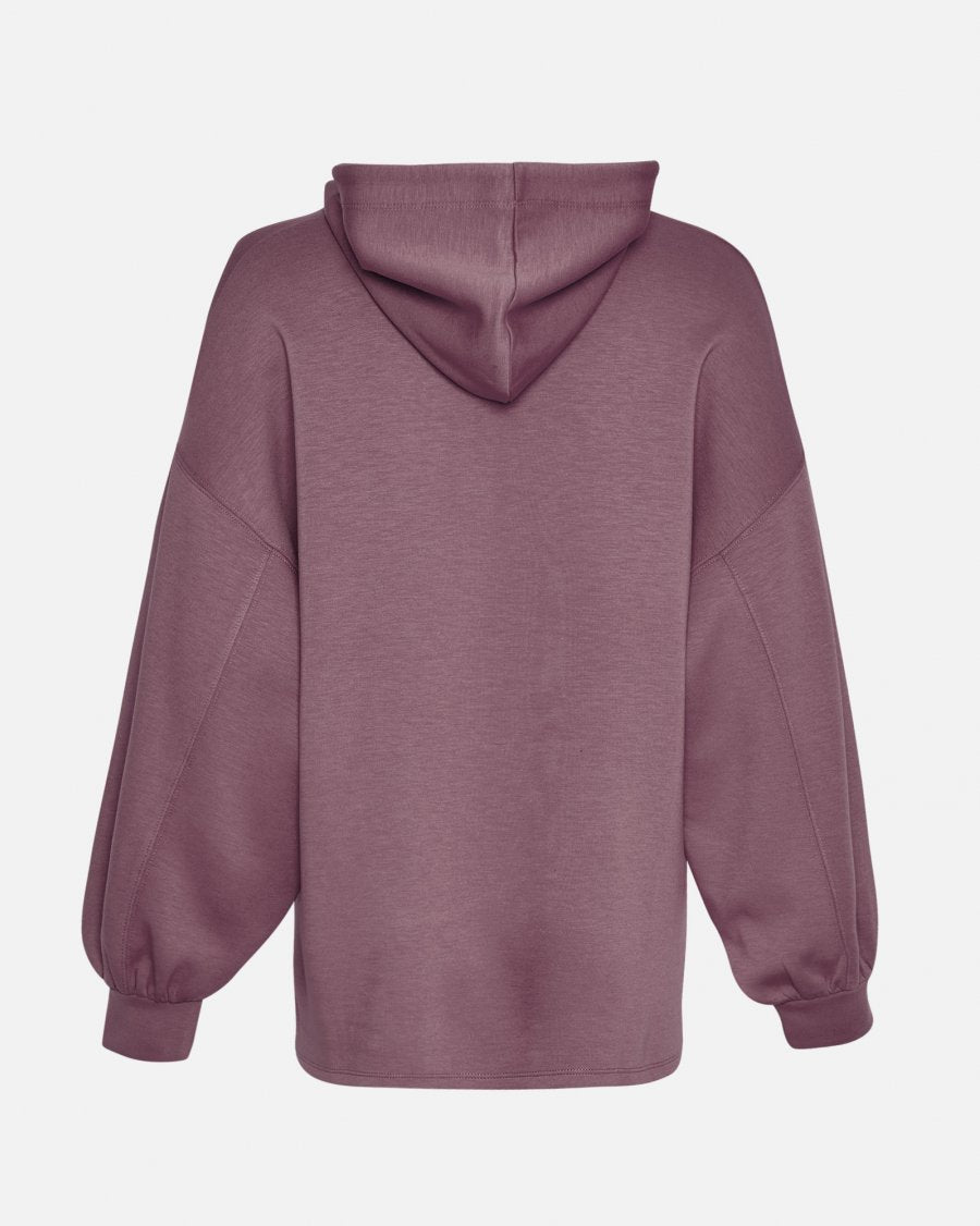 MSCHJanelle Ima Q Hood Sweatshirt Black Plum