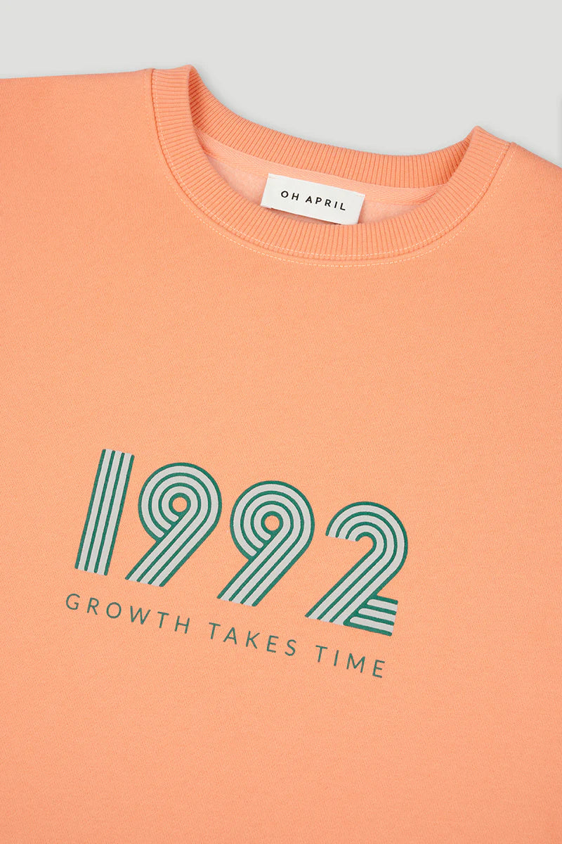 OH APRIL OVERSIZED SWEATER PEACH 1992