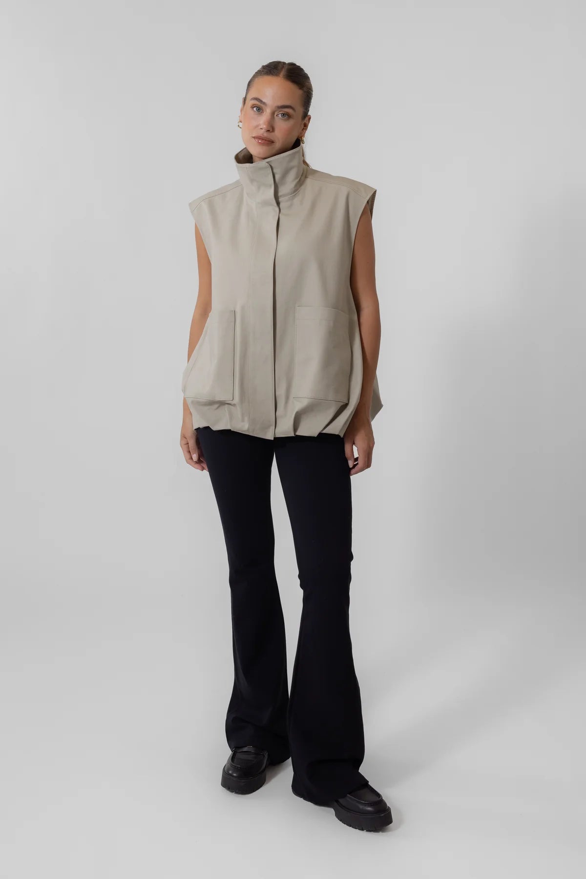 OH APRIL MELISSA VEST BEIGE