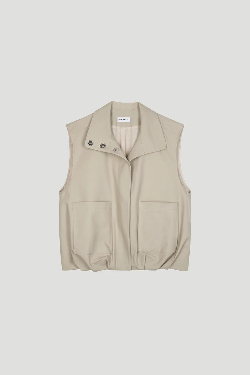 OH APRIL MELISSA VEST BEIGE