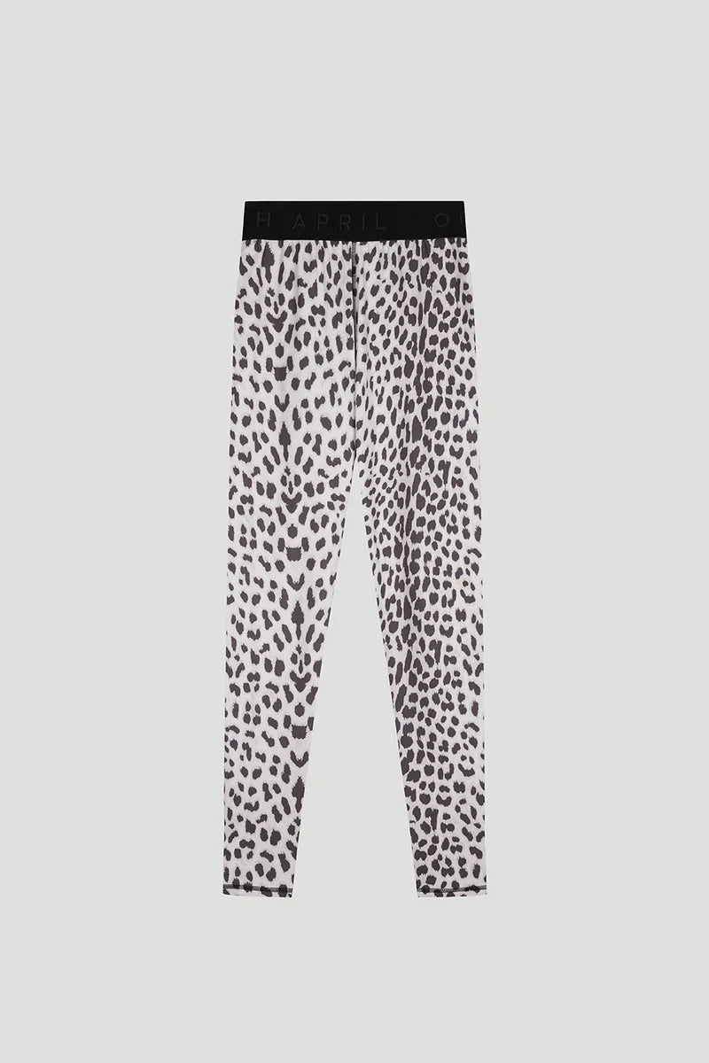 OH APRIL SHARON SPORT LEGGINGS LEO LIGHT GREY