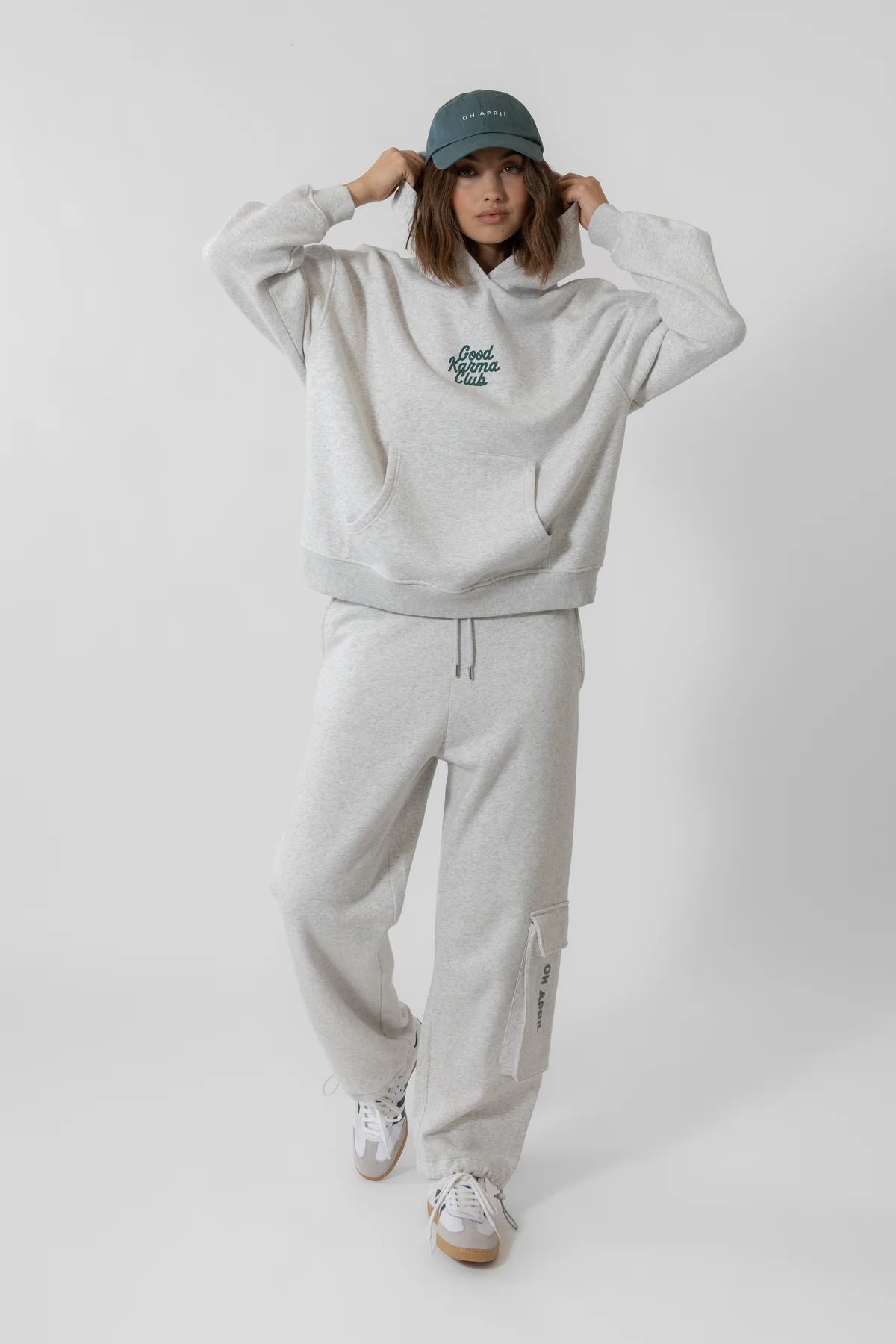 OH APRIL BOYFRIEND HOODIE GREY GKC