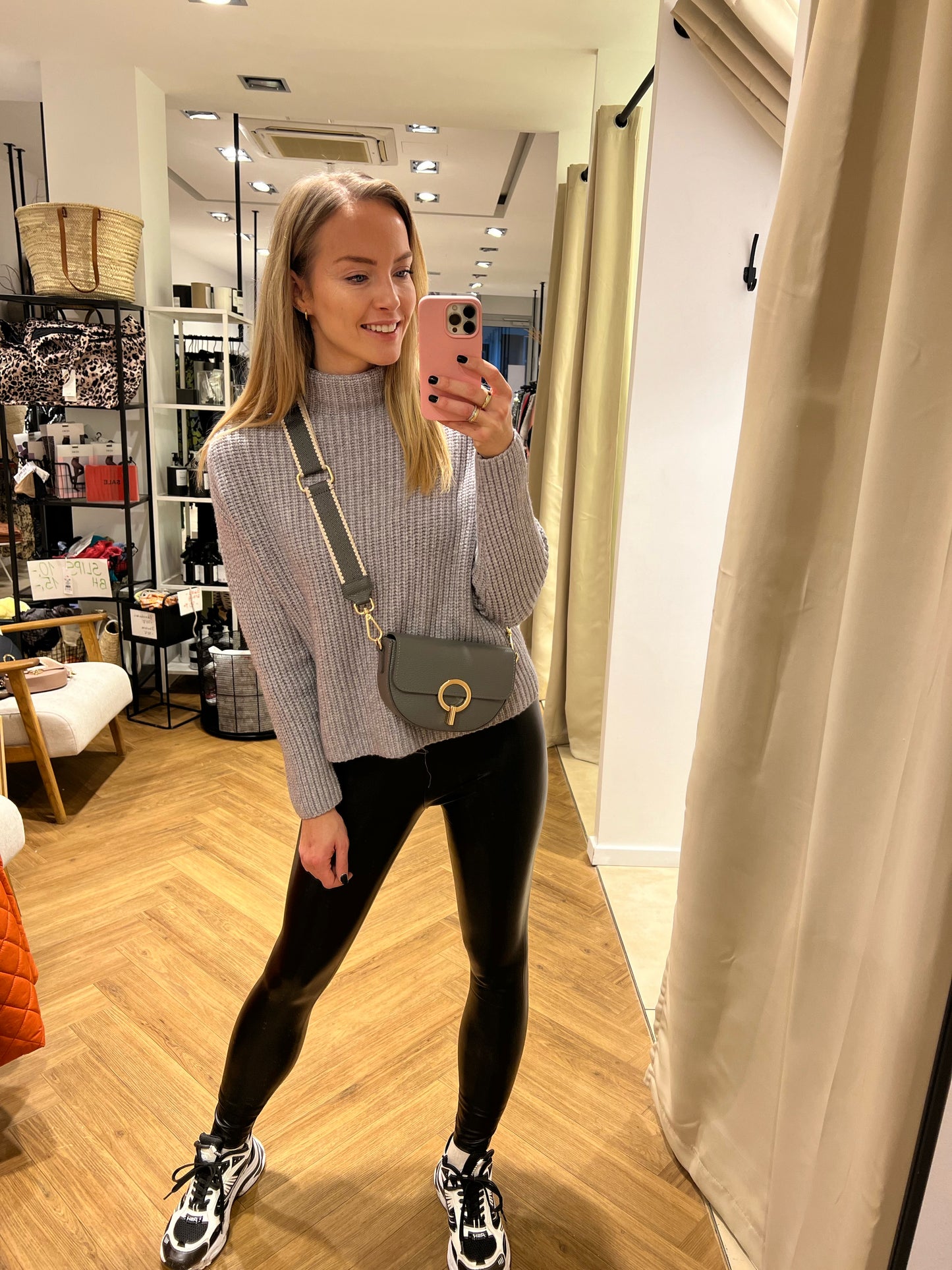 Grobstrick Pullover "MayaENS" grau