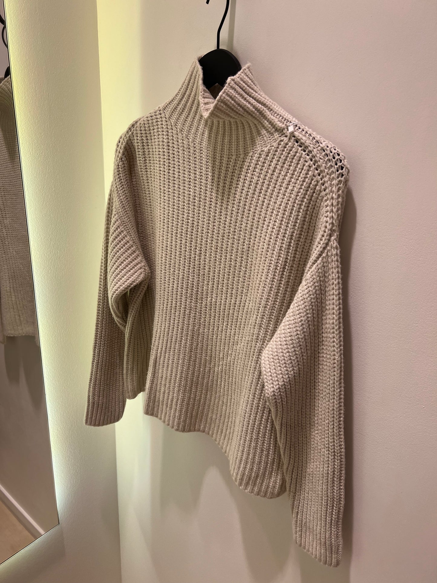 Grobstrick Pullover "MayaENS" beige