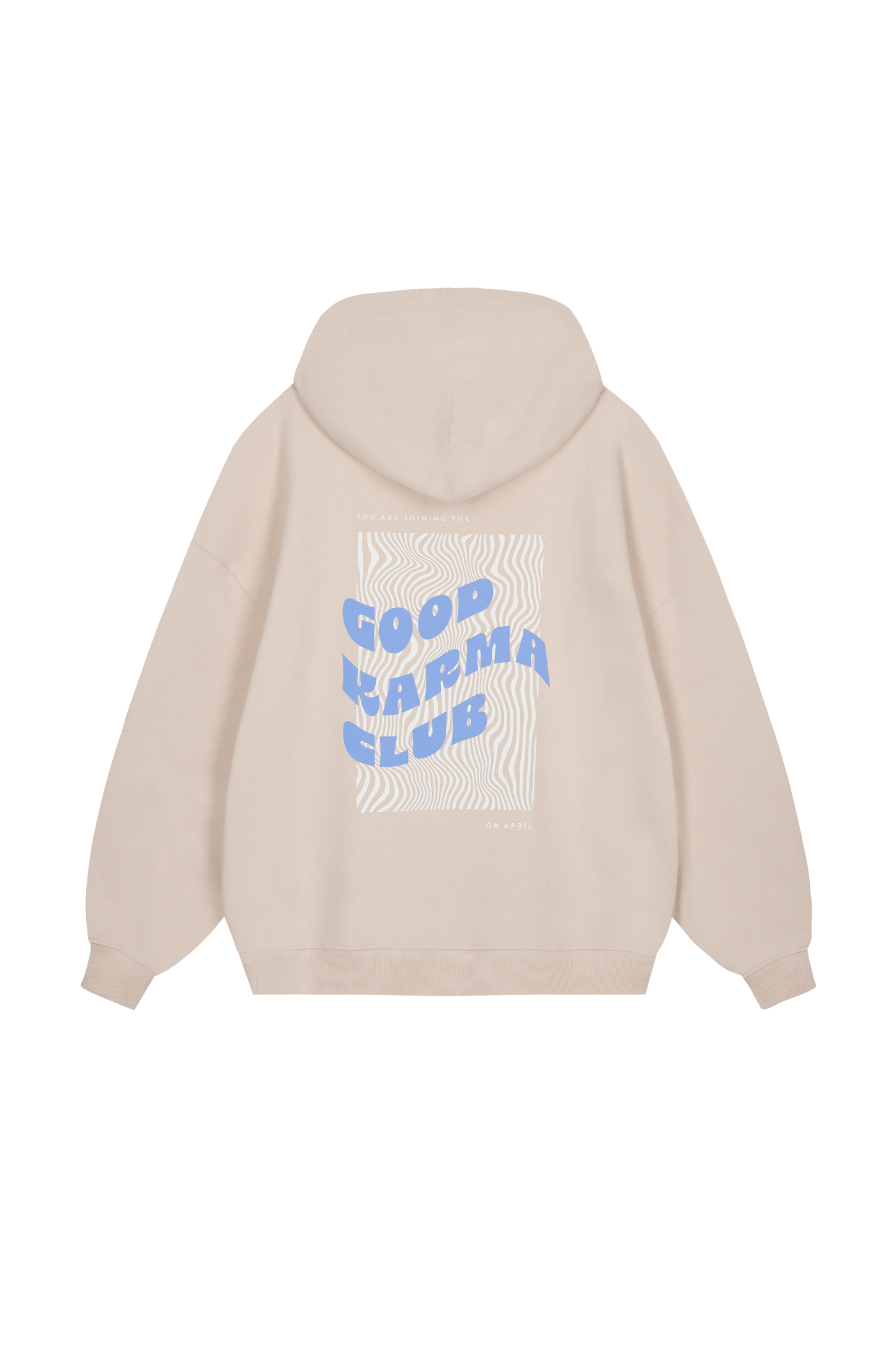 Zipper Hoodie Cappuccino Good Karma Club