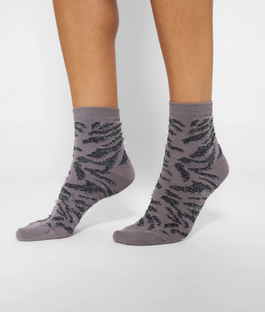 10 DAYS Socks Zebra