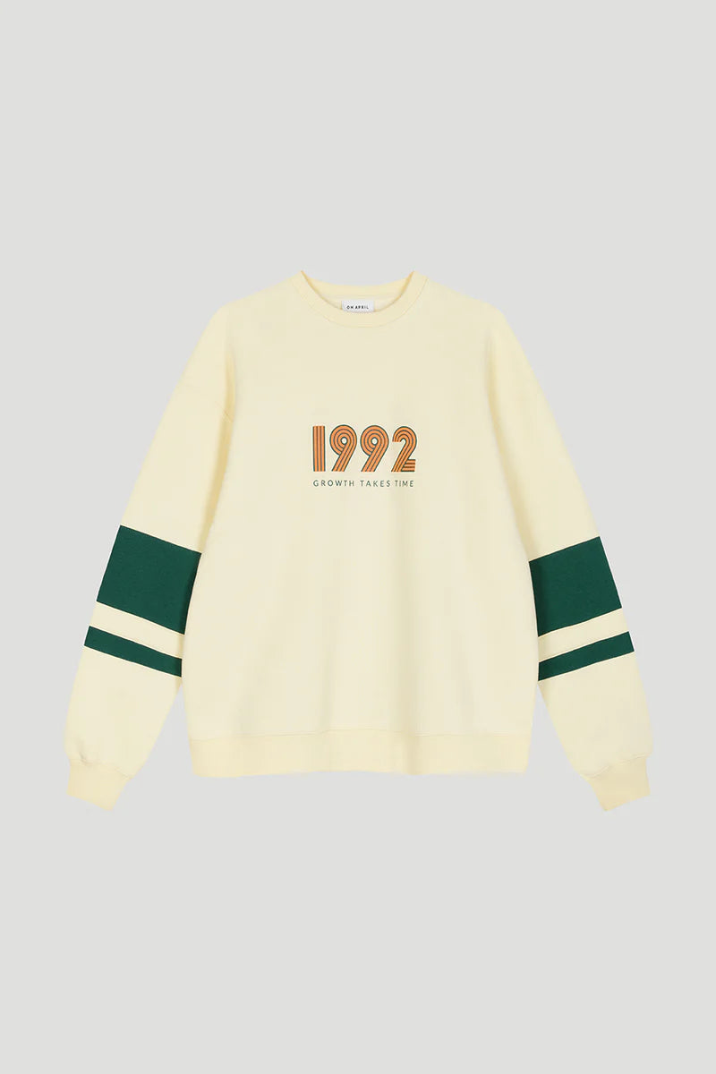OH APRIL OVERSIZED SWEATER BUTTERCREAM 1992
