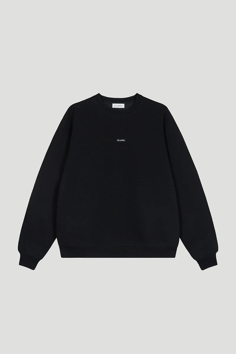 OH APRIL OVERSIZED SWEATER BLACK